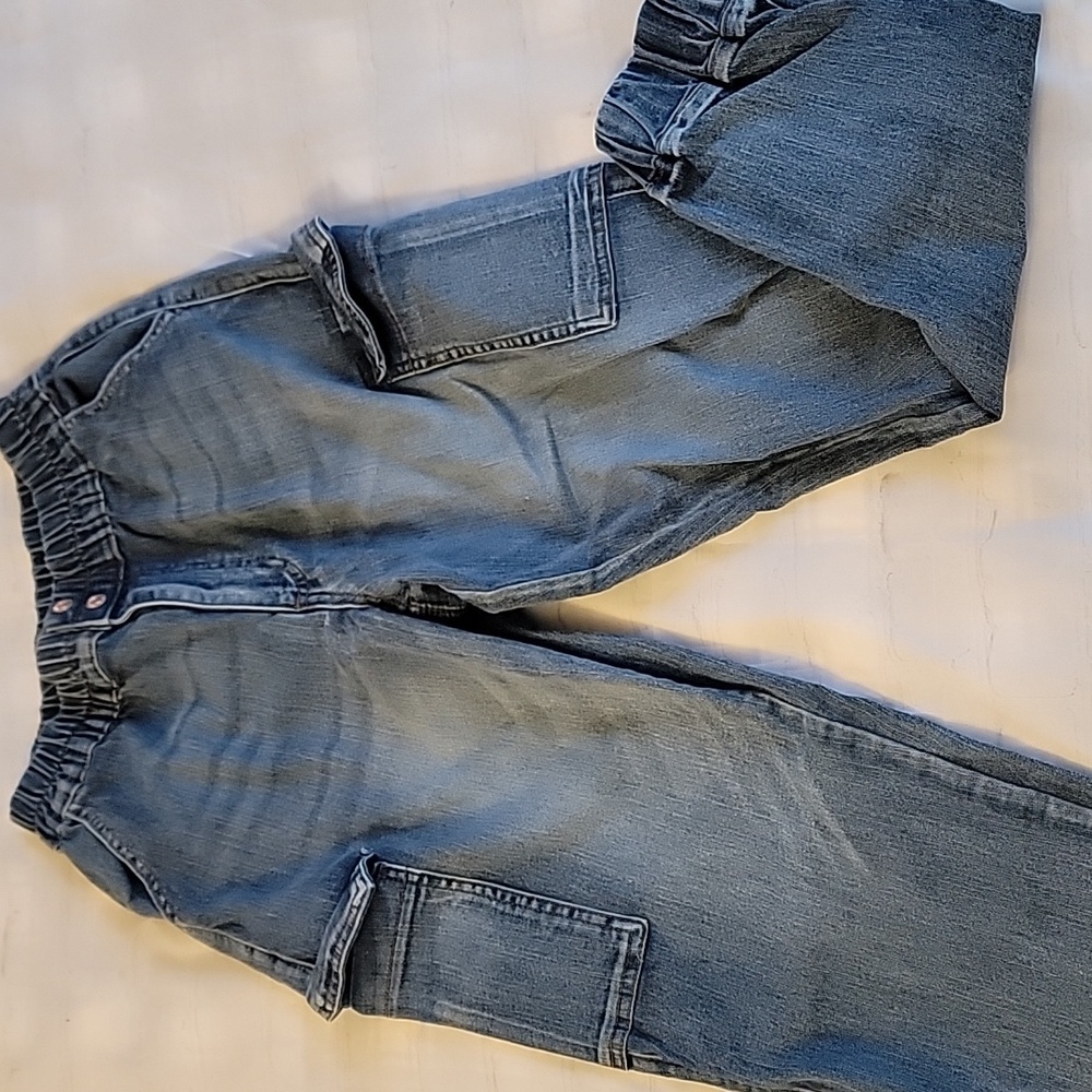 Madden Girl Blue Jogger Cargo Jeans Size M